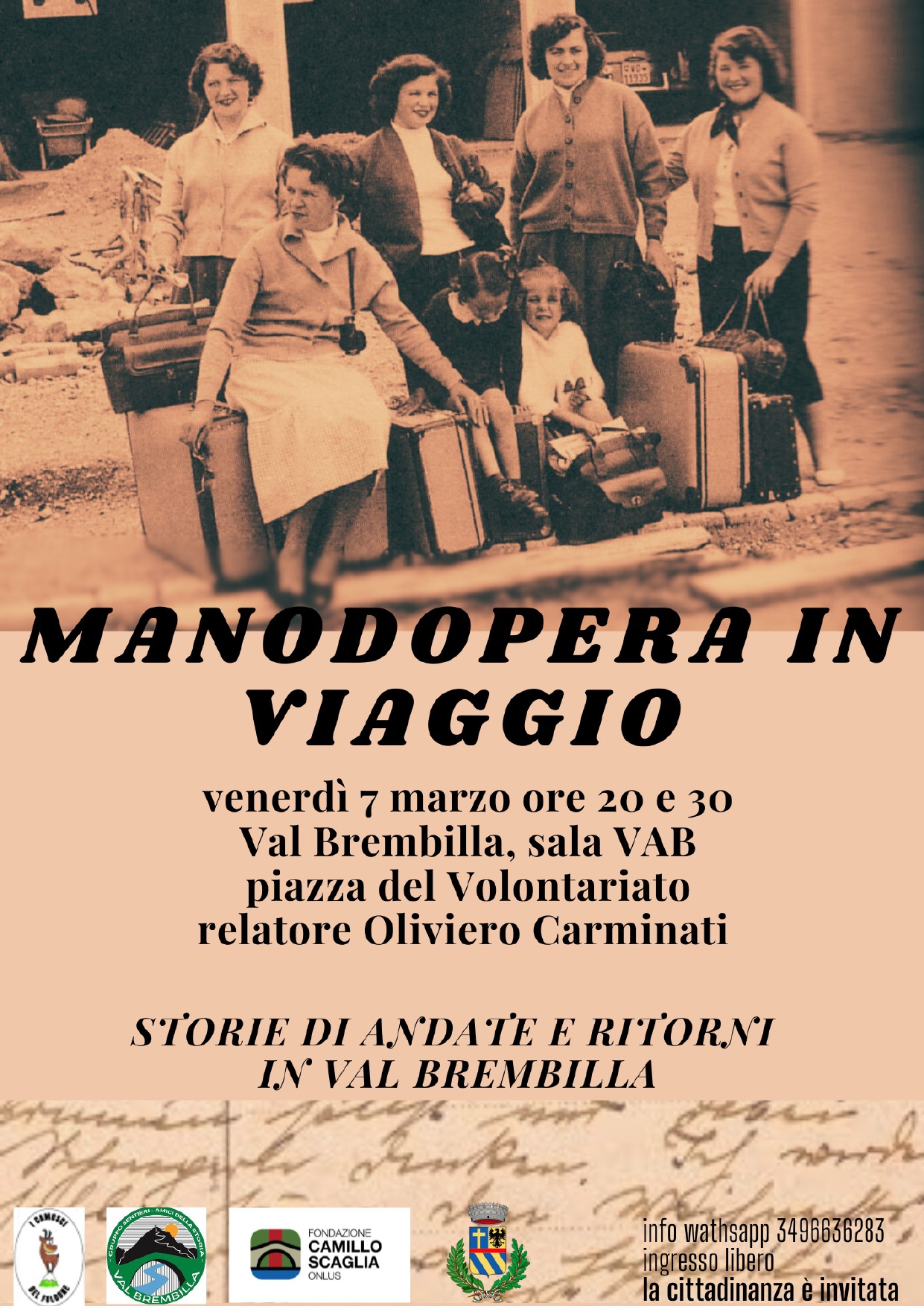 Conferenza: manodopera in viaggio – storie di andate e ritorni 