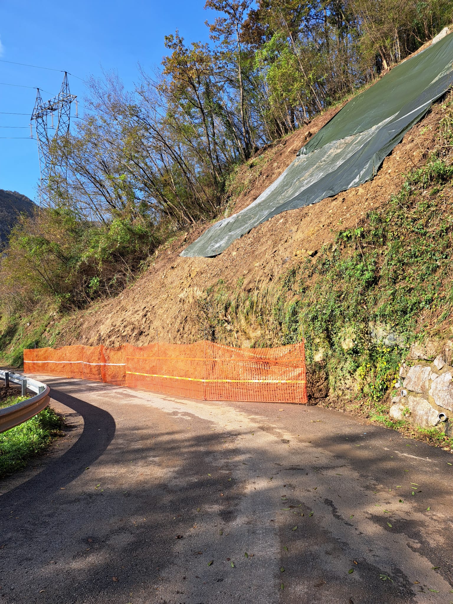 RIAPERTURA PARZIALE STRADA COMUNALE per PAMPARATO