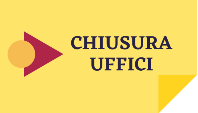 Chiusura ufficio tecnico dal 25 al 28 novembre